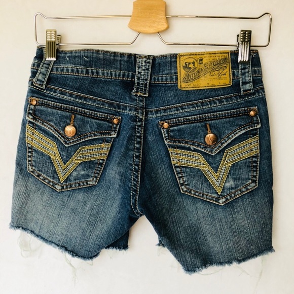 Vigoss Jeans Shorts Women’s 25 distressed - Picture 4 of 8